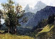 Albert Bierstadt Tyrolean Landscape France oil painting artist